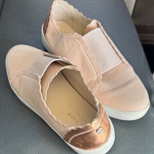 Cole Haan Women's Blush and Metallic Slip-On Sneakers